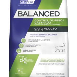 Vital Can Balanced - Gato Adulto Control Peso/Castrado 2Kg