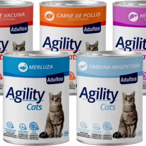 Agility Lata Gatos Adultos 340Grs.