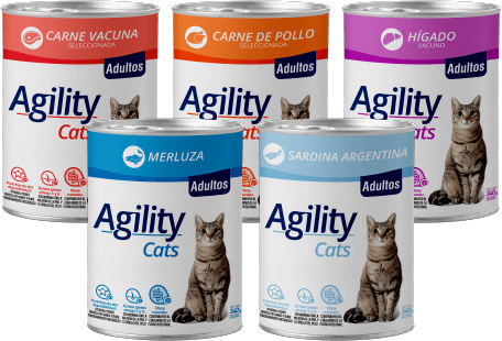 Agility Lata Gatos Adultos 340Grs.