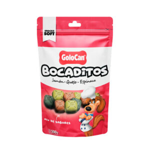Golocan Bocaditos Finos Jamon-Queso-Espinaca x 500Grs.