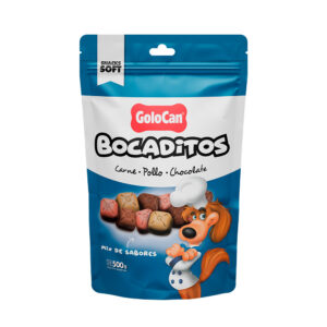 Golocan Bocaditos Finos Carne-Pollo-Chocolate x 500Grs.